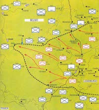 Cartina Bastogne